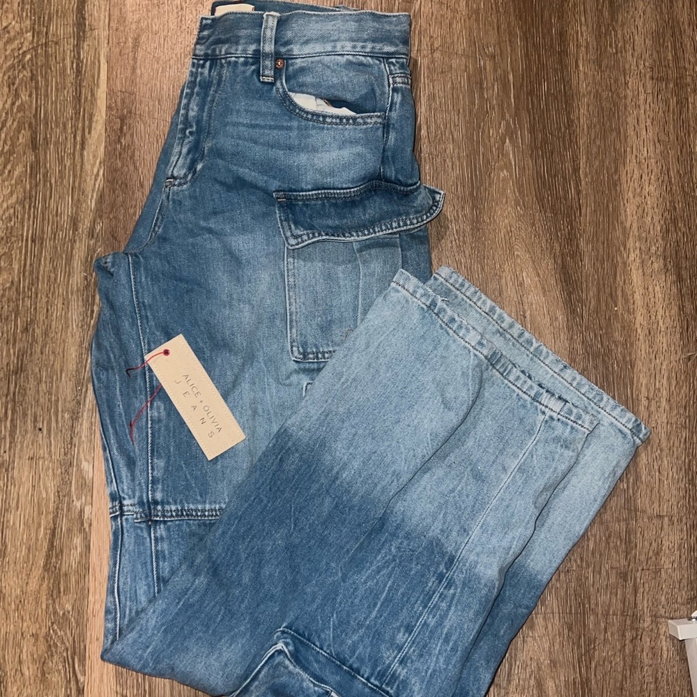 Alice and Olivia cargo jeans